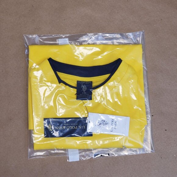U.S. Polo Assn. T-Shirt Size S(8) Yellow - Picture 6 of 6